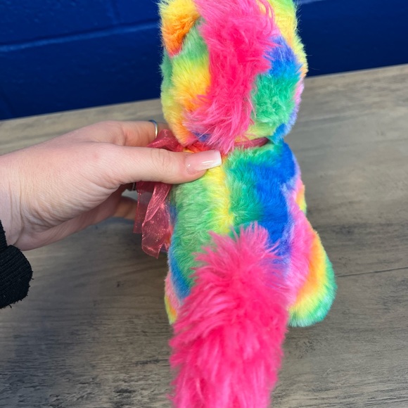 Multicolor Rainbow International Unicorn Plush Stuffed Animal Toy 8" - Picture 10 of 11